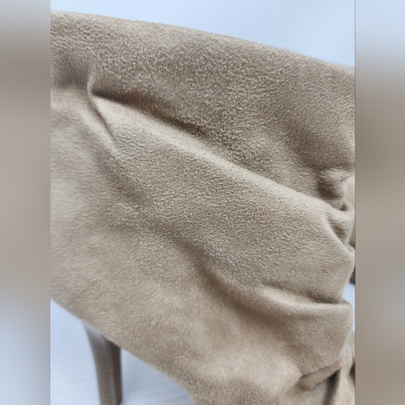 Finish Tan Peep Toe Ankle Booties Back Zip Slouchy Style Size 7 - Picture 3 of 9